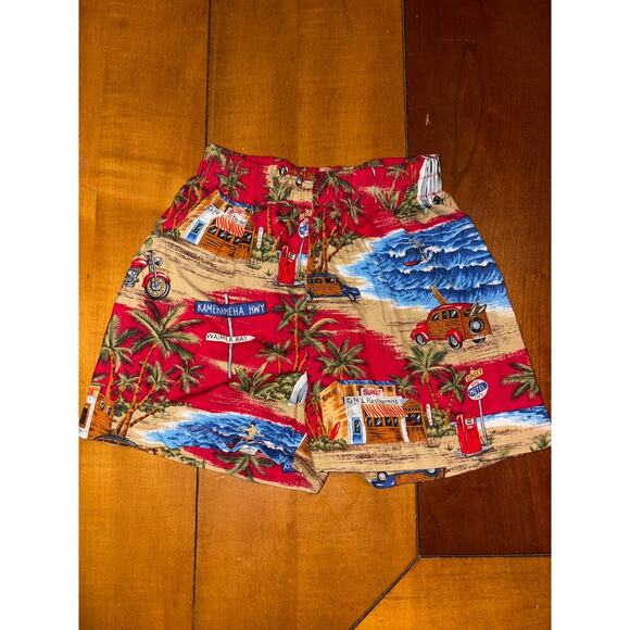 Authentic Hawaiian Shorts Sz 2 100% Cotton - Picture 3 of 3